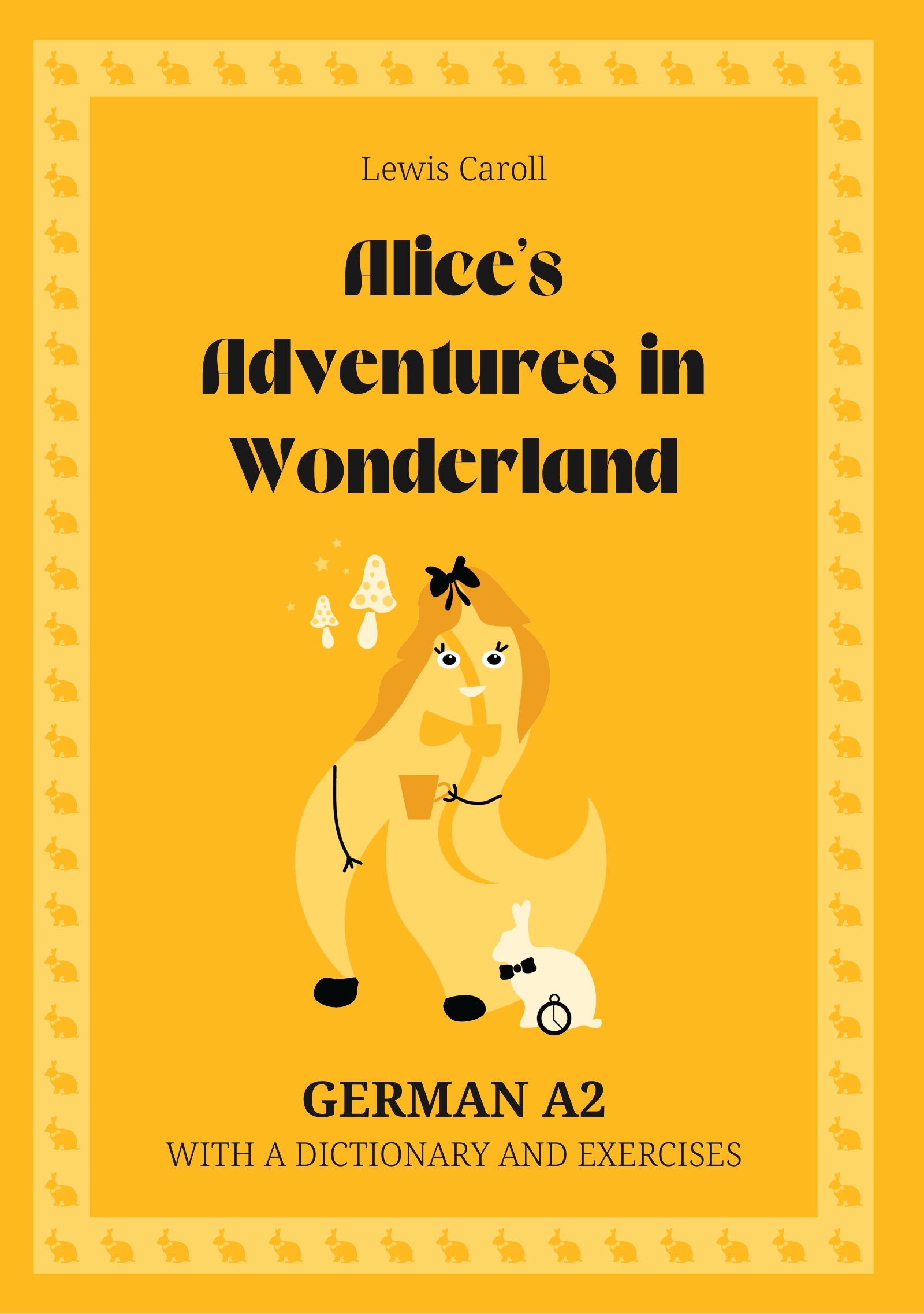 Cover of Alice’s Adventures in Wonderland – German A2 graded reader