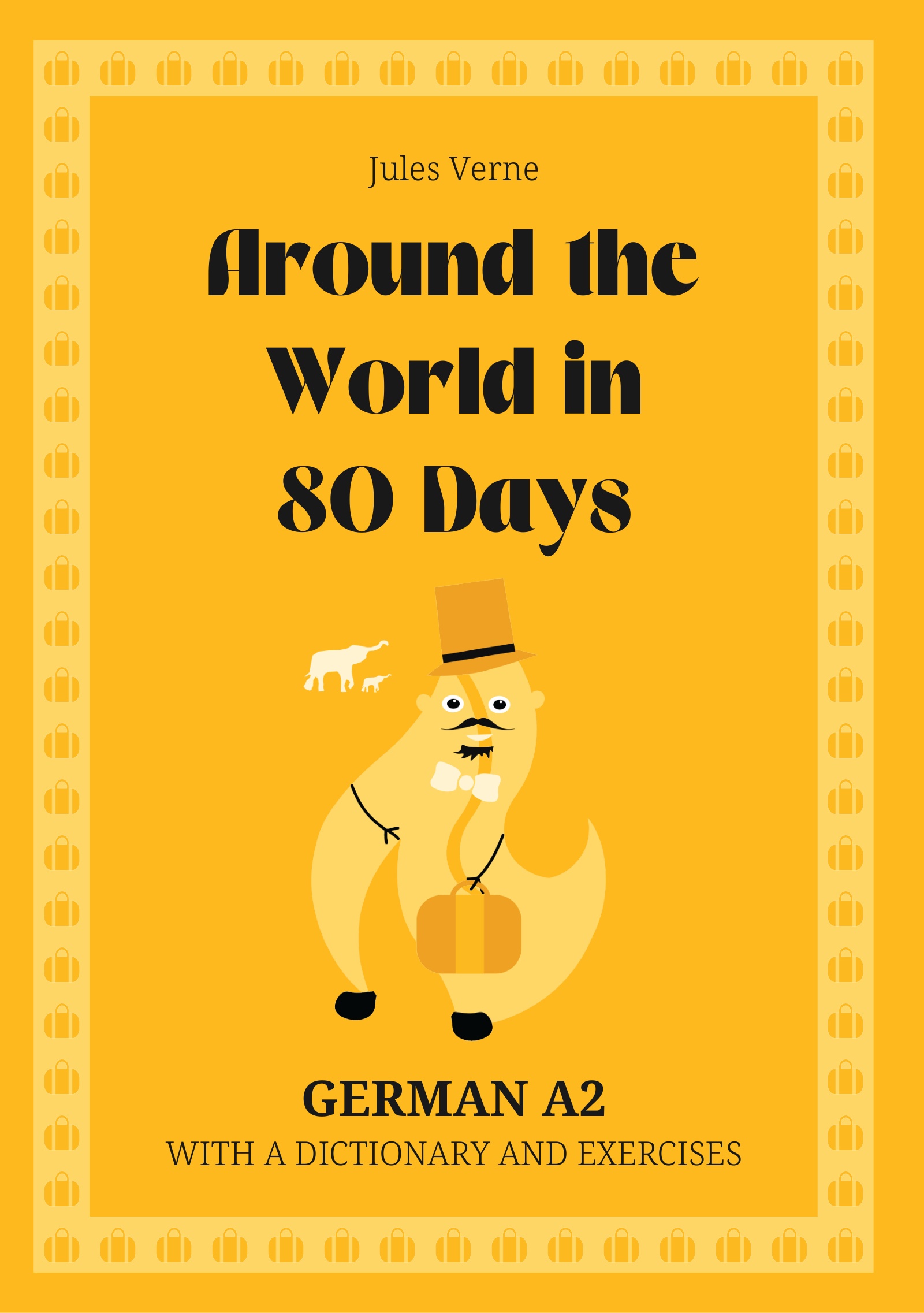 Cover of Around the World in 80 Days – German A2 graded reader