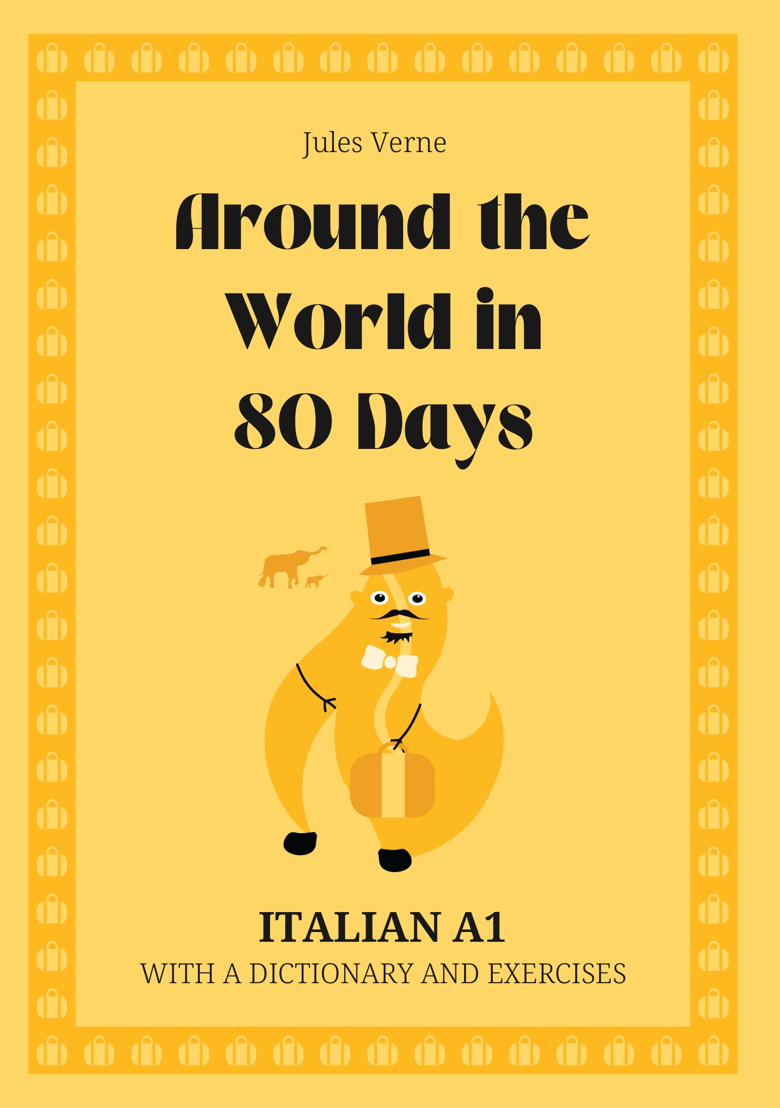 Cover of Around the World in 80 Days – Italian A1 graded reader