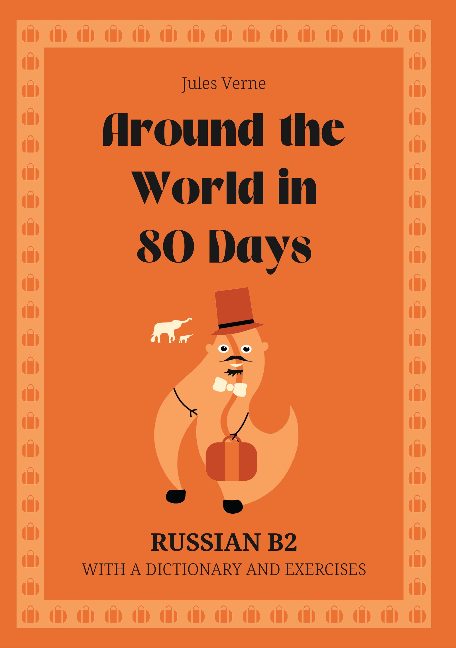 Cover of Around the World in 80 Days – Russian B2 graded reader