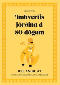 Cover of Umhverfis jörðina á 80 dögum – Icelandic A1 graded reader