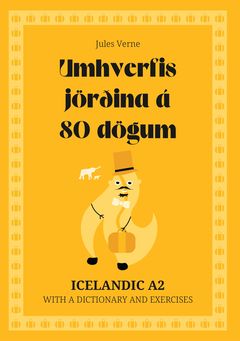 Cover of Umhverfis jörðina á 80 dögum – Icelandic A2 graded reader