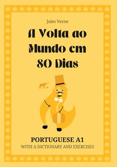 Cover of A Volta ao Mundo em 80 Dias – Portuguese A1 graded reader