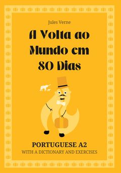 Cover of A Volta ao Mundo em 80 Dias – Portuguese A2 graded reader