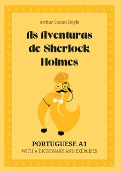 Cover of As Aventuras de Sherlock Holmes – Portuguese A1 graded reader